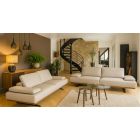 Canapé droit en cuir VENTO