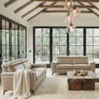 Canapé droit relax en cuir BELLINI