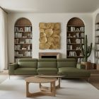 Canapé d'angle en cuir SIMON