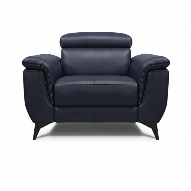 Fauteuil relax en cuir MARCUS