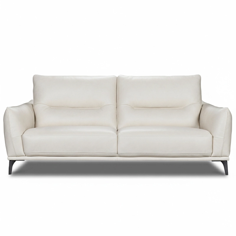 Canapé droit avance-recule en cuir MAELYA