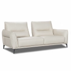 Canapé droit avance-recule en cuir MAELYA