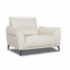 Fauteuil avance-recule en cuir MAELYA