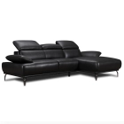 Canapé cuir d'angle Burley base cuir Canapé cuir d'angle Burley base cuir