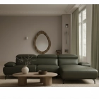 Canapé cuir d'angle Burley base cuir Canapé cuir d'angle Burley base cuir