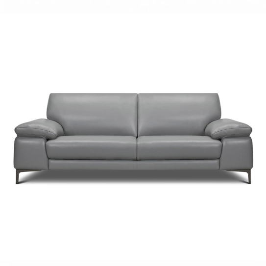 Canap&eacute; droit en cuir MATCHA