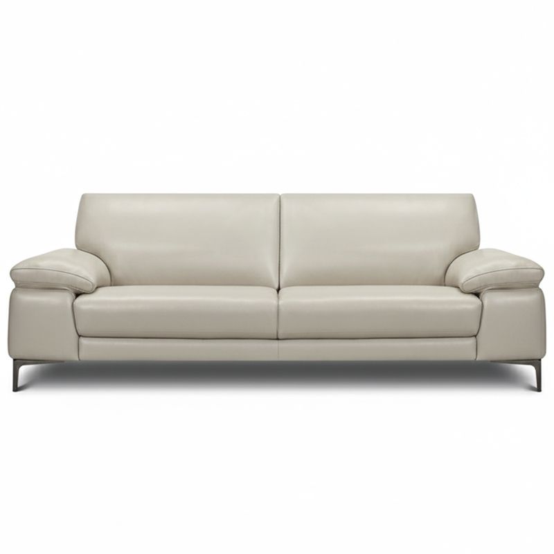 Canap&eacute; droit en cuir MATCHA