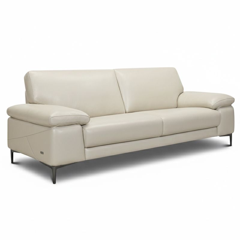 Canap&eacute; droit en cuir MATCHA