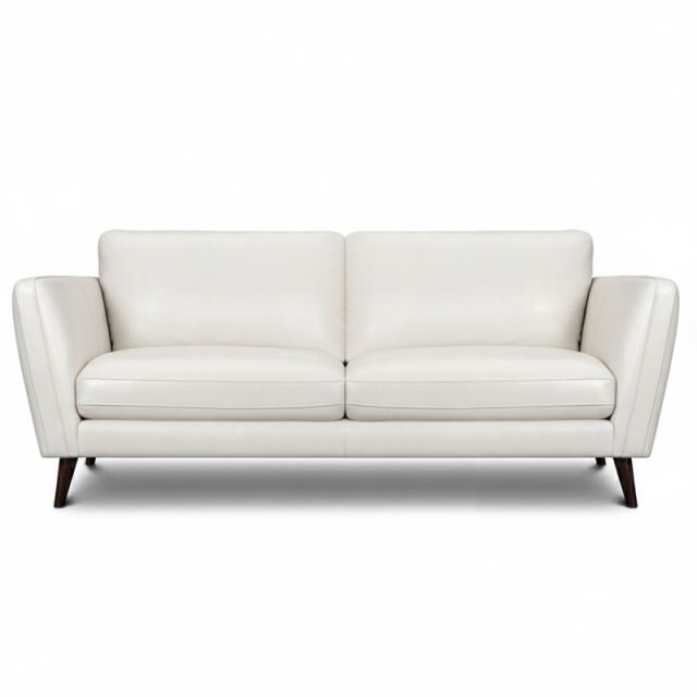 Canap&eacute; droit en cuir MERIMEE