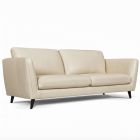 Canap&eacute; droit en cuir MERIMEE