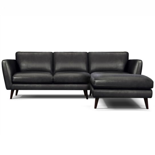 Canapé d\'angle en cuir MERIMEE