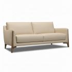 Canap&eacute; droit en cuir AILEY