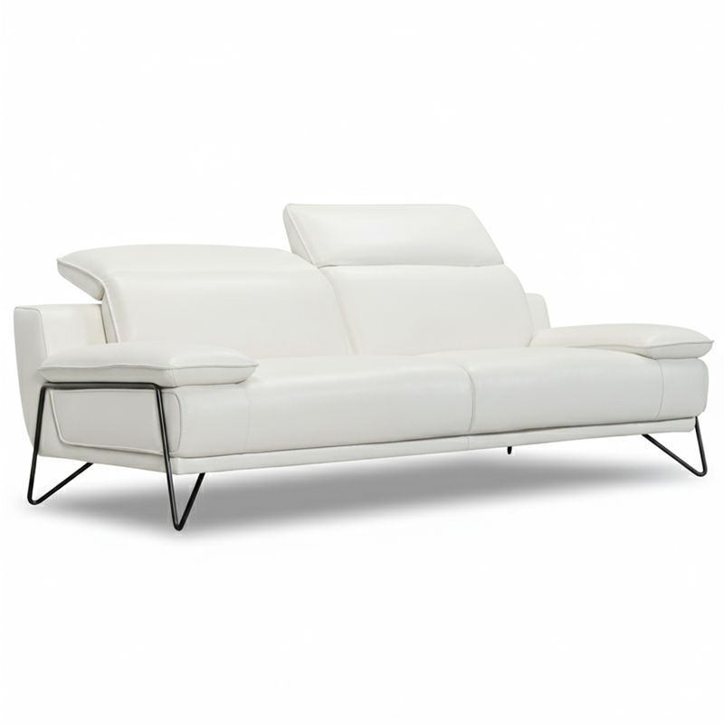 Canap&eacute; droit en cuir GALIA