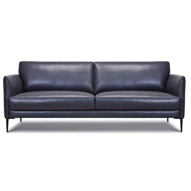 Canapé droit en cuir HARMONY Canapé droit en cuir HARMONY