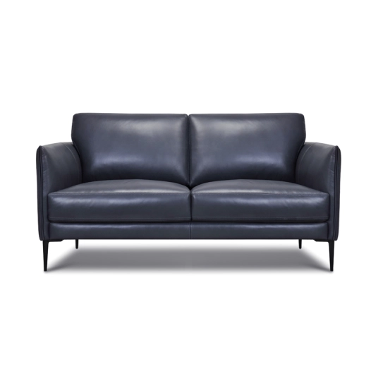 Canap&eacute; droit en cuir HARMONY