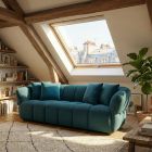 Canapé droit en tissu MILA