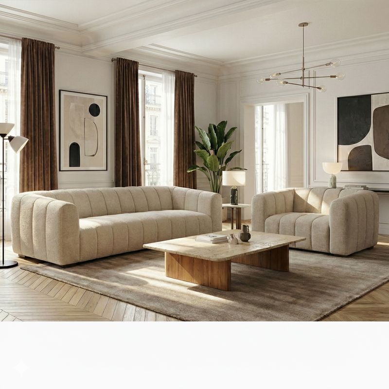 Fauteuil en tissu MALOA