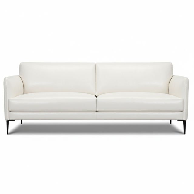 Canapé droit en cuir HARMONY Canapé droit en cuir HARMONY