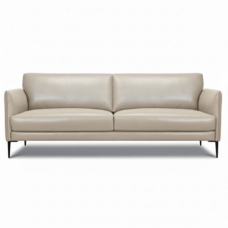 Canapé droit en cuir HARMONY Canapé droit en cuir HARMONY