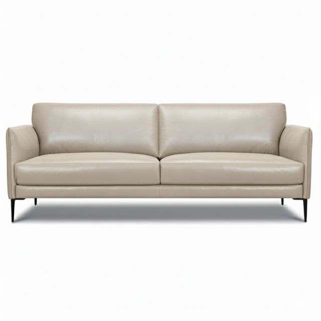 Canapé droit en cuir HARMONY Canapé droit en cuir HARMONY