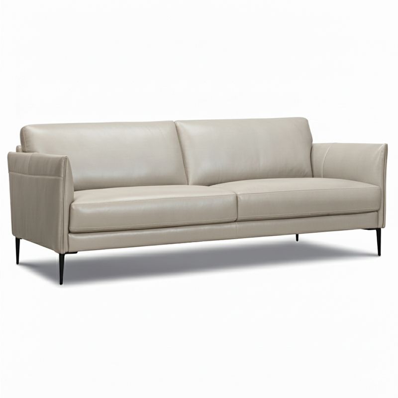 Canapé droit en cuir HARMONY Canapé droit en cuir HARMONY