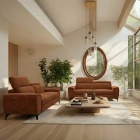 Canap&eacute; tissu relax Bellini