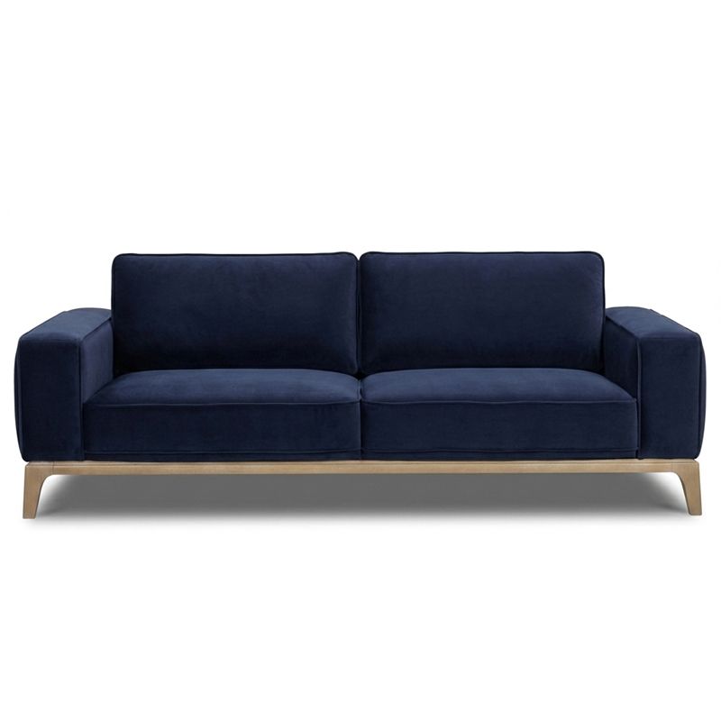 Canap&eacute; droit en tissu ELIO