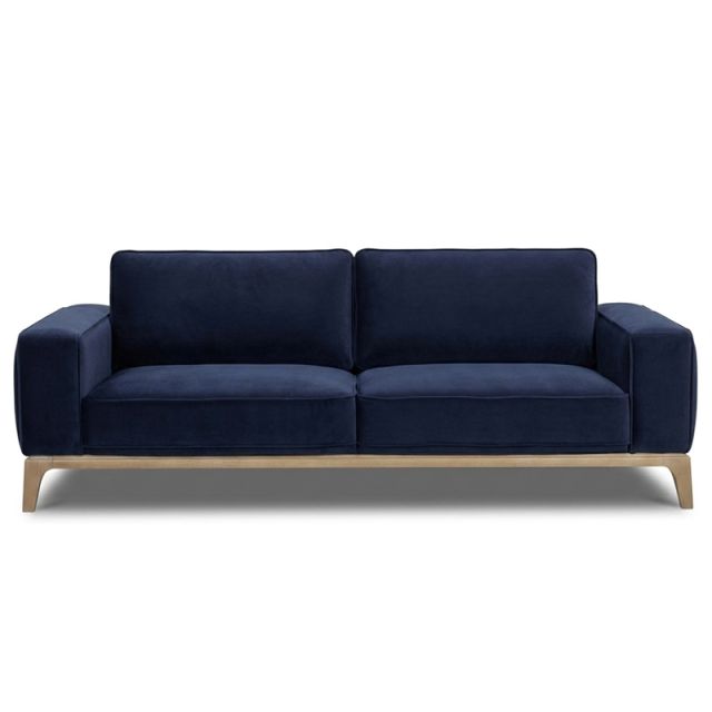 Canap&eacute; droit en tissu ELIO