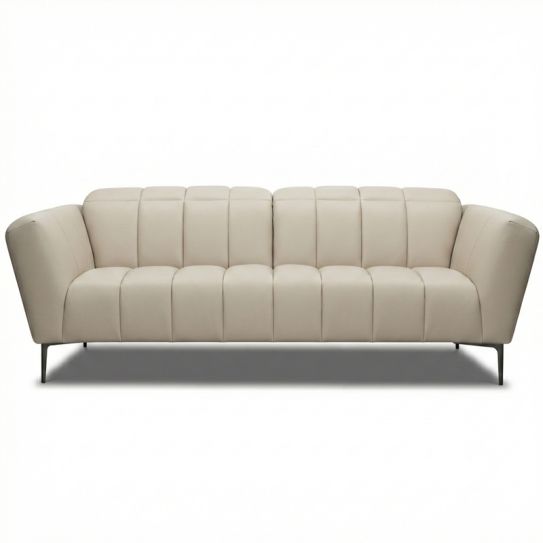 Canap&eacute; droit en cuir GABY 2