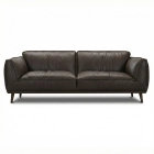 Canap&eacute; droit en cuir DINO