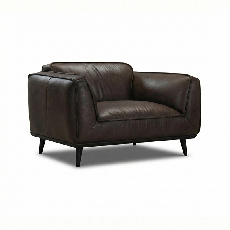Fauteuil en cuir DINO