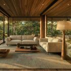 Canap&eacute; droit en tissu DINO