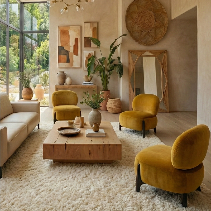 Fauteuil tissu BILLABO