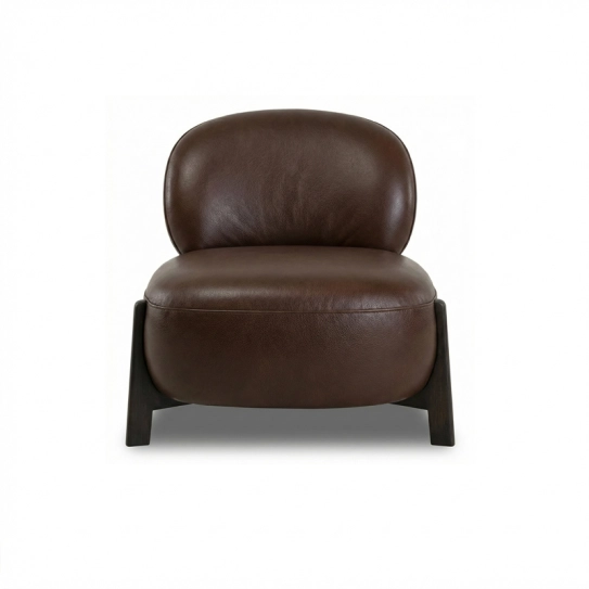 Fauteuil en cuir BILLABO
