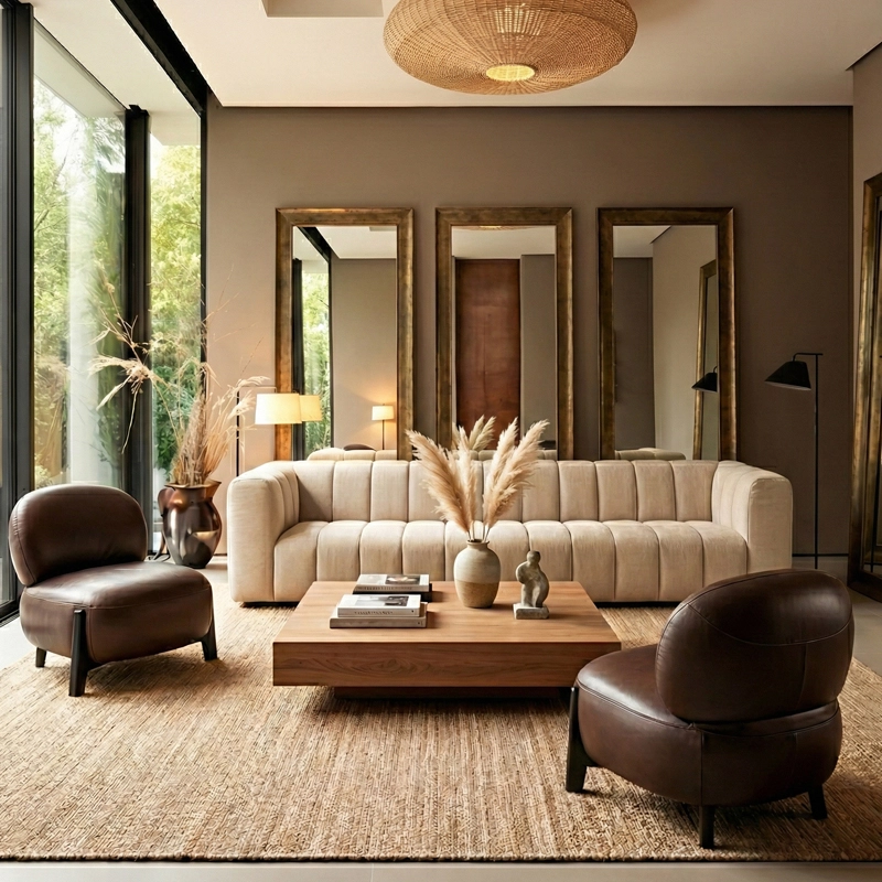 Fauteuil en cuir BILLABO