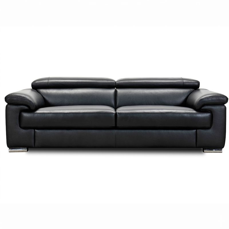 Canap&eacute; droit en cuir DOLCE