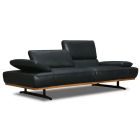 Canap&eacute; droit en cuir VENTO