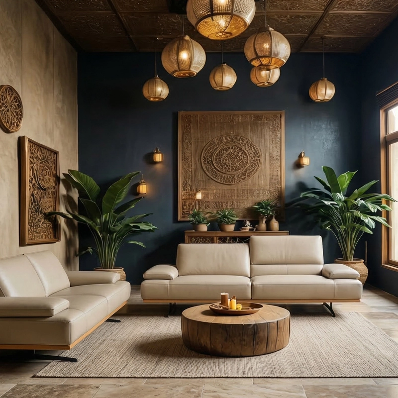 Canap&eacute; droit en cuir VENTO