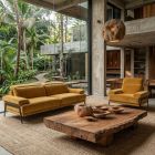 Fauteuil en tissu BELUNA