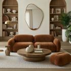 Pouf en tissu BELLIA