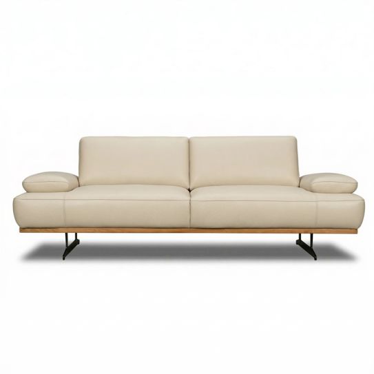 Canap&eacute; droit en cuir VENTO