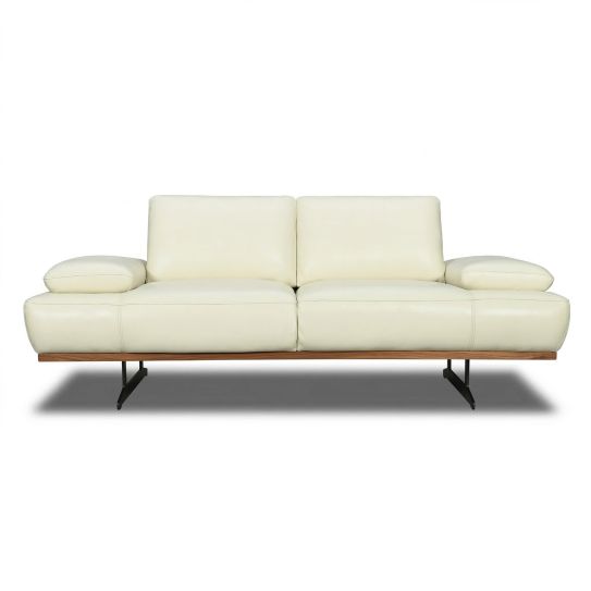 Canap&eacute; droit en cuir VENTO