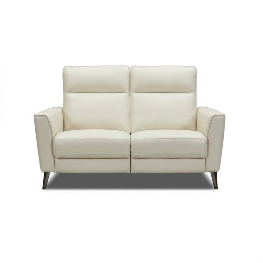 Canap&eacute; droit relax en cuir PITA