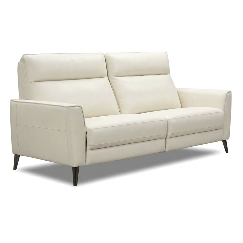 Canap&eacute; droit relax en cuir PITA