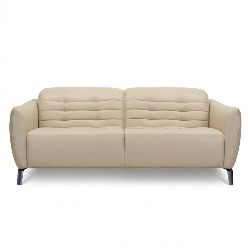 Canap&eacute; droit relax en cuir ELYSEE