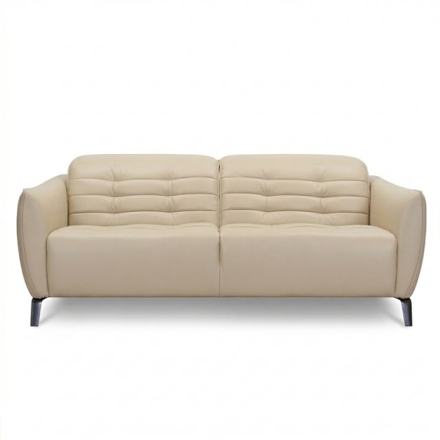 Canap&eacute; droit relax en cuir ELYSEE