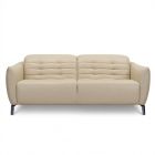 Canap&eacute; droit relax en cuir ELYSEE