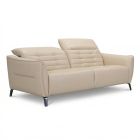 Canap&eacute; droit relax en cuir ELYSEE