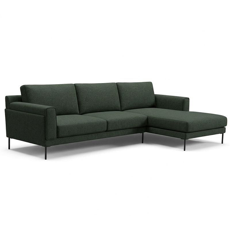 Canap&eacute; d'angle en tissu STAN