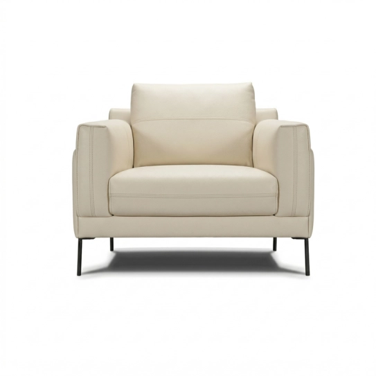 Fauteuil en cuir STAN